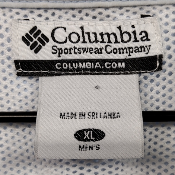 Columbia PFG Bahama II Long Sleeve Shirt Mens XL Blue Hiking Fishing Retro 90s - Picture 11 of 11